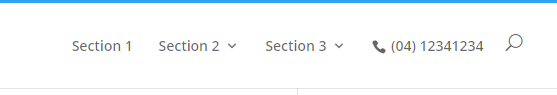 Add a Phone Number to Divi's Main Menu