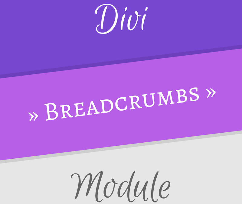 Adding Site-wide Breadcrumbs in Divi