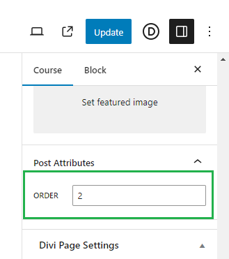 Set Custom Course Order in Divi LearnDash Kit Course List Module