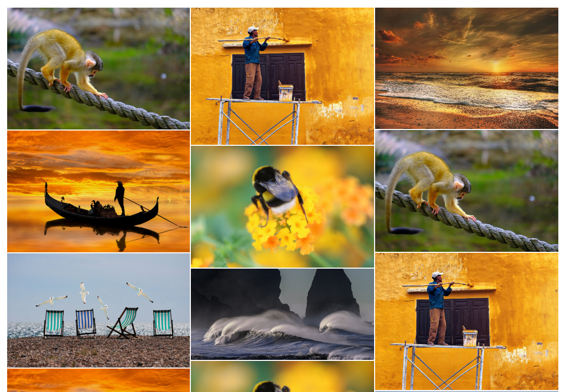Divi gallery module in a masonry layout (added by Divi Gallery Booster)