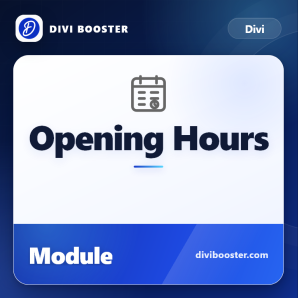 Divi Opening Hours Module