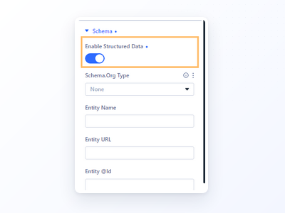 Divi Opening Hours Module settings enable structured data for an opening-hours schedule.