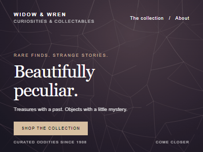 Divi Halloween spider web effect